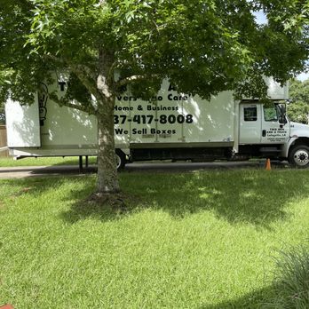 Two Men and a Truck Lafayette - Two Men and a Truck- parked for moving day - Movers Near Me - Lafayette, Louisiana Two Men and a Truck Lafayette - Two Men and a Truck- parked for moving day - Movers Near Me - Lafayette, Louisiana