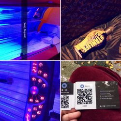 Paradise Island Tanning - New membership! took their best bed and they have a reward system. first time tanning in years.