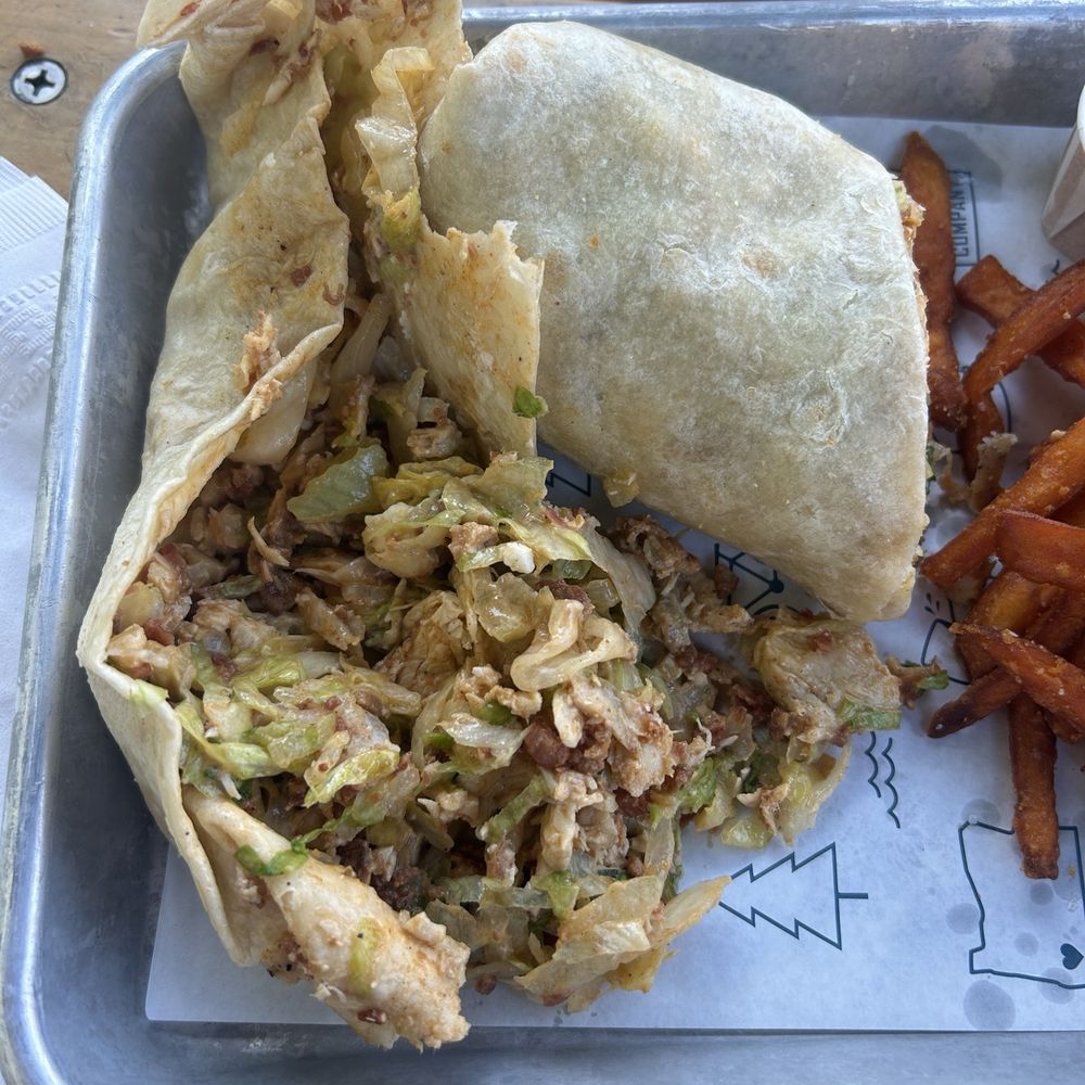 Common Block Brewing Company - Double Blue Buffalo Chicken Wrap :( - New American Near Me - Medford, Oregon