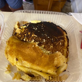 Cj's Corner Grill - Burnt pancakes - Breakfast & Brunch Near Me - Somers Point, New Jersey