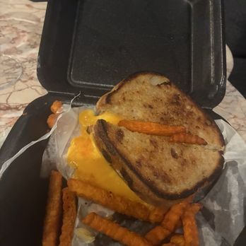 Dairy Rich - Grilled cheese and sweet potato fries, allegedly. - Burgers Near Me - Palm Harbor, Florida Dairy Rich - Grilled cheese and sweet potato fries, allegedly. - Burgers Near Me - Palm Harbor, Florida