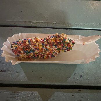 Bananarchy - The safety net as I like to call it (vanilla with sprinkles) - Desserts Near Me - Austin, Texas Bananarchy - The safety net as I like to call it (vanilla with sprinkles) - Desserts Near Me - Austin, Texas