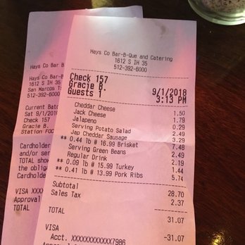 Hays Co. Bar-B-Que and Catering - Not too bad.  We got to sample everything for $31. - Barbeque Near Me - Kyle, Texas