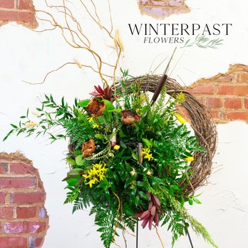 WinterPast Flowers - Fisherman's sympathy wreath. - Florists Near Me - Lowell, North Carolina WinterPast Flowers - Fisherman's sympathy wreath. - Florists Near Me - Lowell, North Carolina