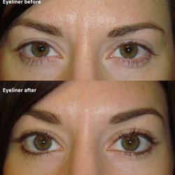 Soft and Natural Aesthetics - Top and bottom Eyeliner done by Ashley at Soft and Natural Permanent Makeup