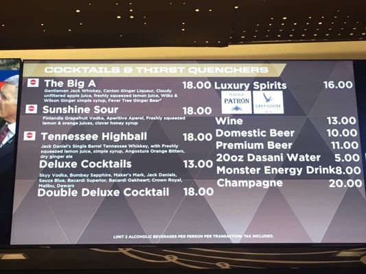 Menu photo 3 Jack Daniels Lounge Las Vegas, NV