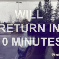 FedEx Office Print & Ship Center - Will return in 10 minutes