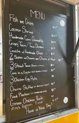 Menu photo 2 Las Nurys Fredericksburg, TX