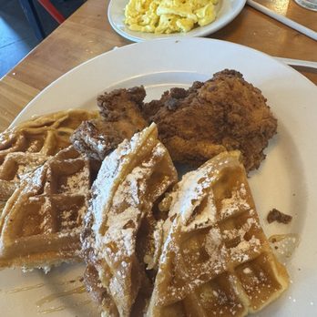 Ruby Sunshine Nashville - Hot Chicken and Waffles were amazing. The chicken was juicy and tender and the breading was delicious - Breakfast & Brunch Near Me - Nashville, Tennessee Ruby Sunshine Nashville - Hot Chicken and Waffles were amazing. The chicken was juicy and tender and the breading was delicious - Breakfast & Brunch Near Me - Nashville, Tennessee