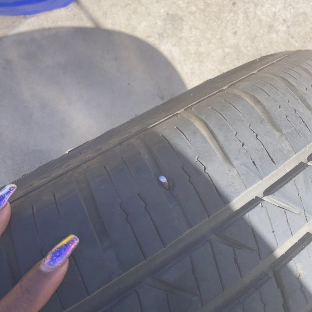 Tucson Auto Rental - Tire with nails - Car Rental Near Me - Tucson, Arizona Tucson Auto Rental - Tire with nails - Car Rental Near Me - Tucson, Arizona