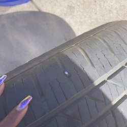 Tucson Auto Rental - Tire with nails