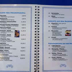 Taverna Hellas - Speisekarte