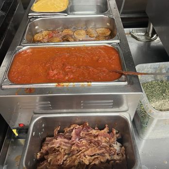 Giovanni's Pizza - Hot Meat Sauce - Pizza Near Me - Chicopee, Massachusetts