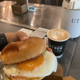 Breakfast Sandwich from STOCK at the Fairmont Banff Springs Breakfast Sandwich from STOCK at the Fairmont Banff Springs