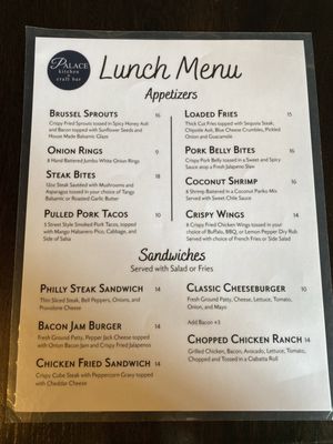 Menu photo 3 Palace kitchen + craft bar Porterville, CA Menu photo 3 Palace kitchen + craft bar Porterville, CA