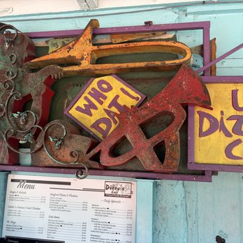 Li'l Dizzy's Cafe - Menu and Sign of the Restaurant - Cajun/Creole Near Me - New Orleans, Louisiana