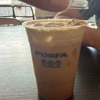 Porfa Coffee - Flan Latte - Coffee & Tea Near Me - Fort Lauderdale, Florida
