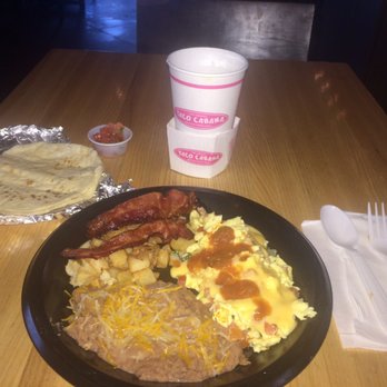 Taco Cabana - Mexicans Breakfast Plate w/ coffee $7.99 - Mexican Near Me - El Paso, Texas