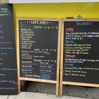 Cafe Mod - Delicious Menu and Amazing Latte's & Drinks - Coffee & Tea Near Me - Los Angeles, California