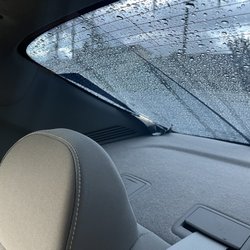 Budget Rent a Car - Cheap faded peeling window tint