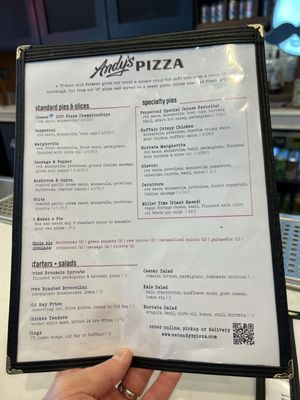 Menu photo 6 Andy’s Pizza - Tysons McLean, VA