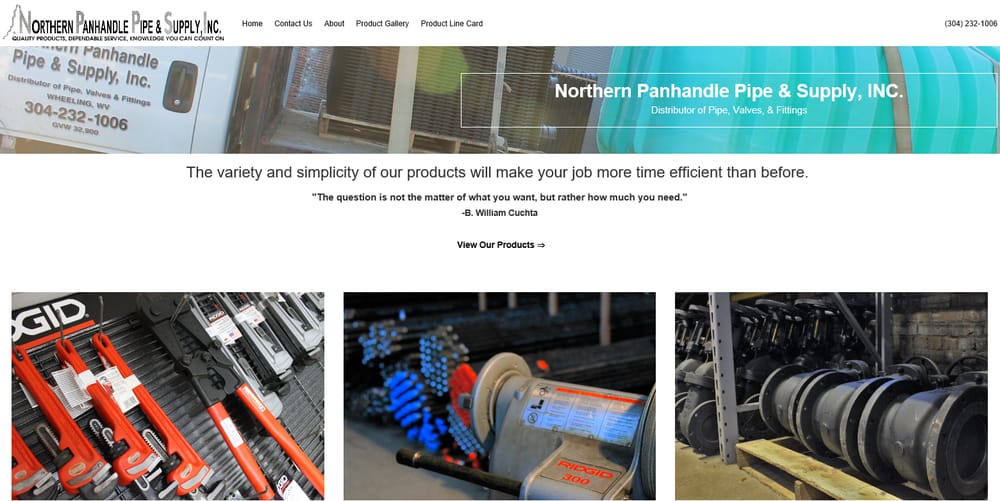 NORTHERN PANHANDLE PIPE & SUPPLY Updated June 2024 1000 McColloch