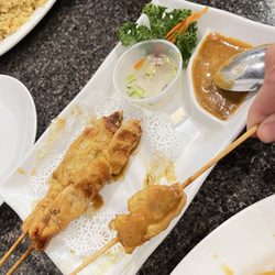 Bangkok Thai Cuisine - Chicken Satay (4 Pieces)