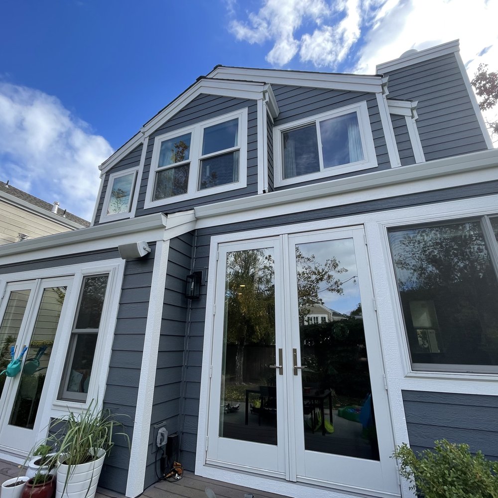 3 Generations Improvements - After: back of the house. Kept existing windows and doors without compromising on leaks. - Windows Installation Near Me - Folsom, California