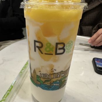 R&B Tea - MANGO STORMY - Bubble Tea Near Me - Rosemead, California