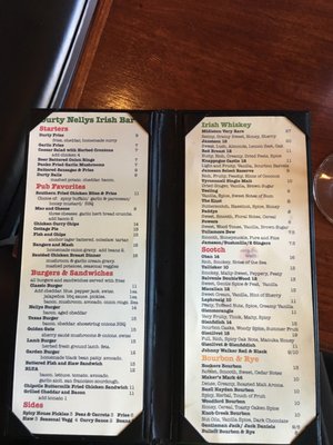 Menu photo 3 Durty Nelly's San Francisco, CA