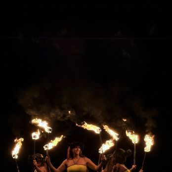 Ahi Lele Fire Show - Girls performance - Performing Arts Near Me - Kilauea, Hawaii