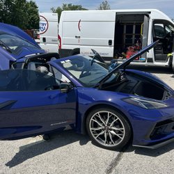 Sentry Glass - Replacing this beautiful Corvettes windshield and ADAS calibration followed the replacement.