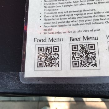 Fibbar MaGees - QR code for menu. Smart - Irish Pub Near Me - Sunnyvale, California