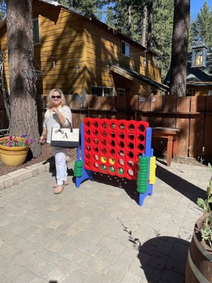 Photo of Alder Inn - South Lake Tahoe, CA, US. Giant connect 4!