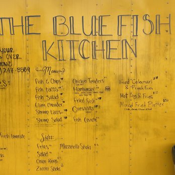 The Blue Fish Kitchen - Menu 5/4/2022 - Food Trucks Near Me - Redwood City, California The Blue Fish Kitchen - Menu 5/4/2022 - Food Trucks Near Me - Redwood City, California