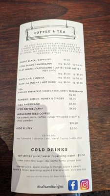 Menu photo 1 Balls and Bangles Queenstown, OTA Menu photo 1 Balls and Bangles Queenstown, OTA