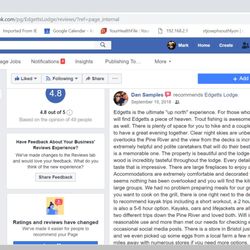 Edgetts Lodge - Do not do business with or use Yelp! Google "Billion Dollar Bully" and see why. They are scum.