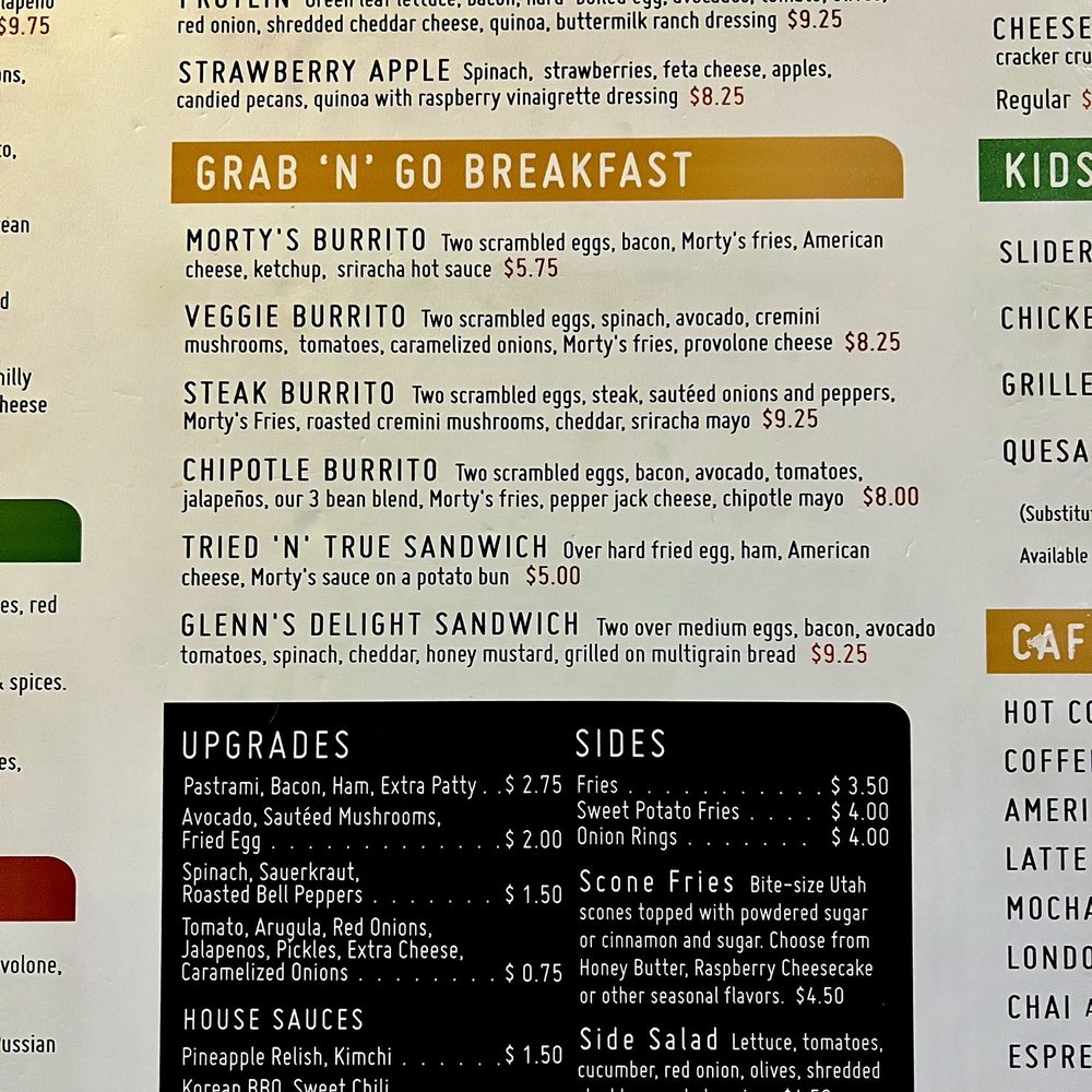 Morty's Cafe - St George - Cafes Near Me - St. George, Utah