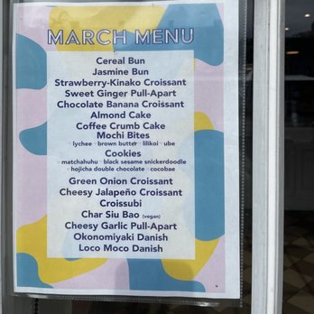 Bake Sum - March menu - Desserts Near Me - Oakland, California