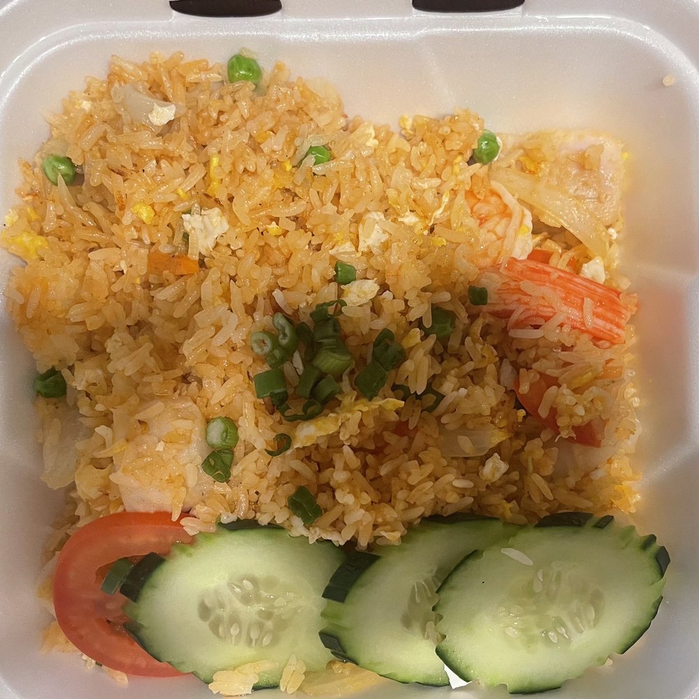 Thai Garden BBQ - Flavorless and the rice is hard and chewy! - Thai Near Me - Fontana, California