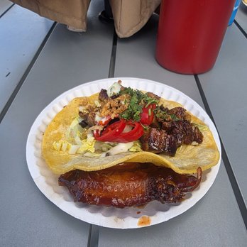 Taste Buzz Food Tours - Pork belly taco and wing - Food Tours Near Me - Las Vegas, Nevada Taste Buzz Food Tours - Pork belly taco and wing - Food Tours Near Me - Las Vegas, Nevada