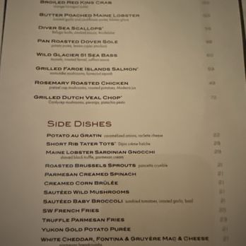 SW Steakhouse - Menu - Steakhouses Near Me - Las Vegas, Nevada SW Steakhouse - Menu - Steakhouses Near Me - Las Vegas, Nevada