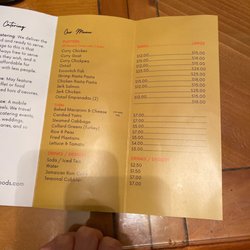 Menagerie Foods - Menú