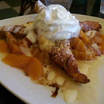 Starling Diner - Daily special peach french toast. Peaches were perfect. Not bitter or sour at all. - New American Near Me - Long Beach, California Starling Diner - Daily special peach french toast. Peaches were perfect. Not bitter or sour at all. - New American Near Me - Long Beach, California