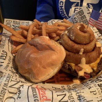 Friends Jefferson Grill - 4th of July burger - Burgers Near Me - Jefferson, Georgia Friends Jefferson Grill - 4th of July burger - Burgers Near Me - Jefferson, Georgia