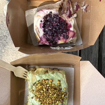 The Roll - Blueberry Lemon Curd and Pistachio - Coffee & Tea Near Me - Cincinnati, Ohio