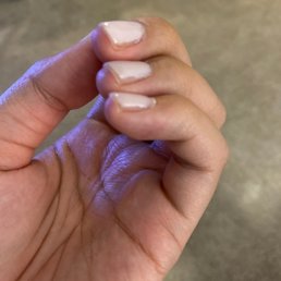 Look at the side of my nails lmao these were rushed like are u serious? I could've done better Look at the side of my nails lmao these were rushed like are u serious? I could've done better
