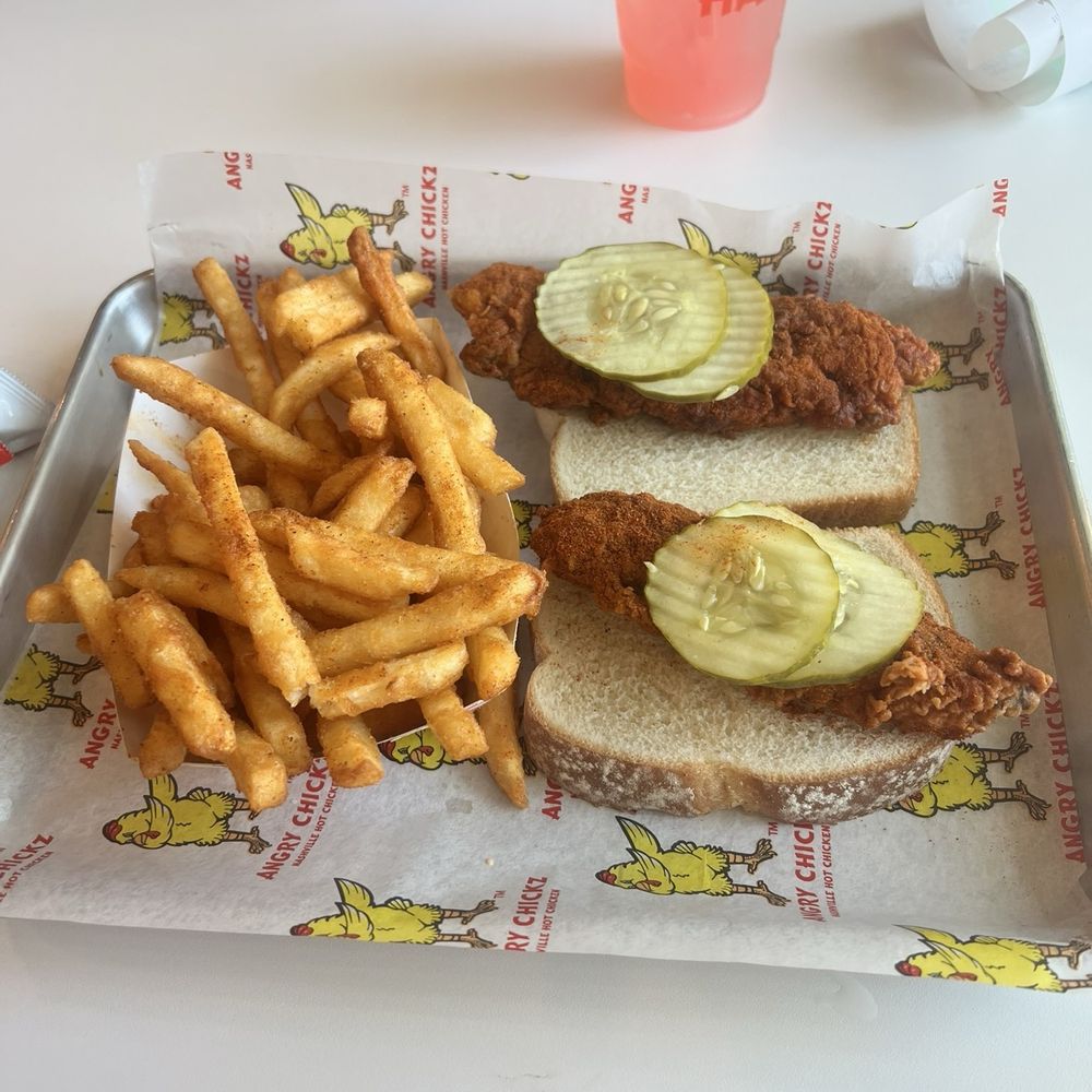 Angry Chickz - 2 piece combo (medium heat) - Chicken Shop Near Me - Sacramento, California