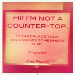 Wise words from the piano.