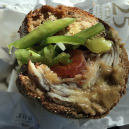 That's a good jerk turkey to sub ratio right there. That's a good jerk turkey to sub ratio right there.